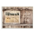 thumbnail image 2 of The Stupell Home Decor Enjoy the Simple Life Rustic Barn Window Distressed Photograph, 2 of 4
