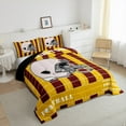 thumbnail image 3 of Erosebridal Rugby Helmet Comforter Sets King Size,Sports Theme Comforters & Duvets,Football City Bedding King Comforter Set For Boys Kids,Microfiber Bedroom Decoration Reversible,3-Piece, 3 of 7