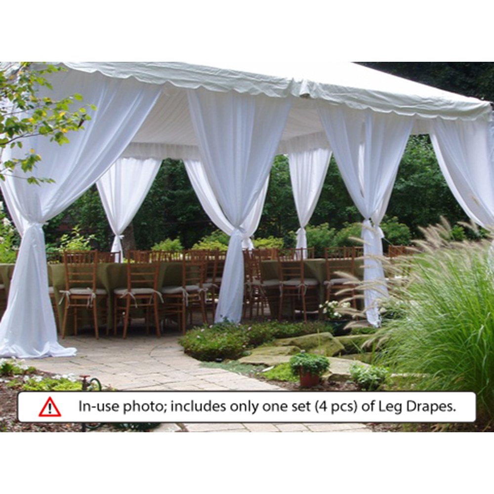 Premier Tents Canopy Leg Drapes, 8 foot size. Canopy Not Included