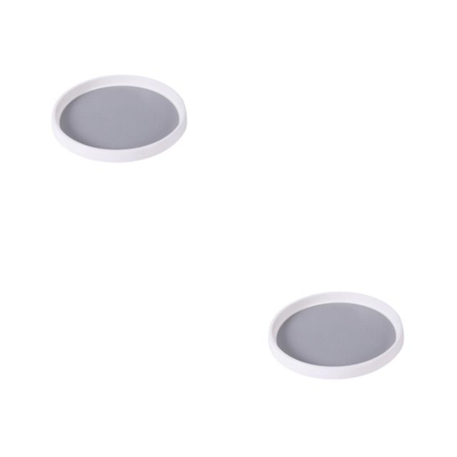 Kearding Bandeja giratoria, estante para bebidas, hogar, apartamento, baño, dormitorio, organizador, estante de almacenamiento de una sola Type1 NO1