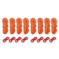 thumbnail image 4 of Maytalsory Safety Camping Tent Reflective Lanyard Secure Camping Experience Heavy Duty Reflective Tent Ropes orange 2Set, 4 of 6