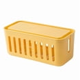 thumbnail image 1 of Power Strip Storage Box Hollow Heat Dissipation Simple 6 Charging Hole Cord Cable Container for Home, 1 of 5