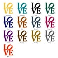 thumbnail image 5 of Classic Love Stacked Metal Wall Sign Word Art Home Accent Home Decor Decorative Accent Love Metal Wall Art Family Room Indoor Outdoor Made in USA– Available in 3 Sizes / 13 Colors, 5 of 6