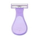 thumbnail image 4 of Afeitadora manual para mujeres, herramienta práctica para depilarse cuerpo con mango ergonómico, herramienta de belleza para espalda, piernas y uso Púrpura, 4 of 9