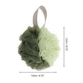 thumbnail image 2 of Unique Bargains Two Color Bath Shower Loofah Sponge 1 Pc Green, 2 of 5