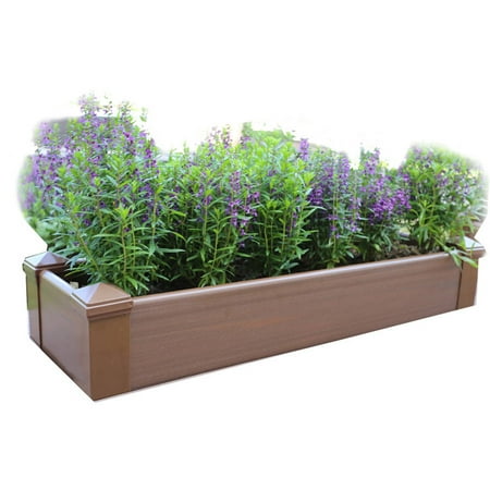 NewTechWood Composite Lumber Patio Raised Garden Bed Kit NewTechWood Composite Lumber Patio Raised Garden Bed Kit
