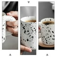 thumbnail image 4 of MasteelfCA 1pc Household Coffee Cup Ceramic Coffee Cup Creative Drinking Cup (White), 4 of 7