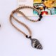 thumbnail image 5 of Collar de tejido con colgante de aleación de piel de vaca sintética Vintage, accesorios de joyería Punk, 5 of 5