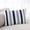 Navy blue gray, variant on Navy Blue Aqua Striped Lumar Pillow Covers, Farmhouse Stripe Art Soft Breathable Throw Pillow Cases with Invisible Zipper, Decorative Pillowcase Pillows Protectors for Sofa Bed Chair 16"x24"