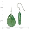 thumbnail image 2 of FB Jewels Sterling Silver Cracked Green Aventurine Earrings, 2 of 2