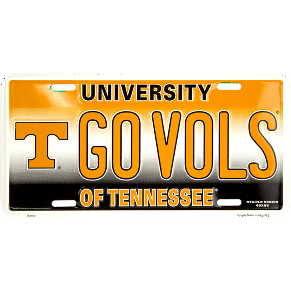 Tennessee GO VOLS novelty vanity license plate