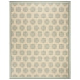 thumbnail image 2 of SAFAVIEH Outdoor LND181L Linden Collection Cream / Aqua Rug, 2 of 7