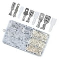 thumbnail image 4 of Kit surtido de terminales de crimpado para conectores de cables de 315 piezas, duradero, de latón con aislamiento. Plata, 4 of 7
