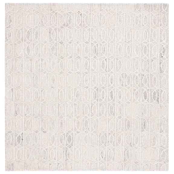 SAFAVIEH Ebony Abel Modern Area Rug, Beige/Ivory, 6' x 6' Square