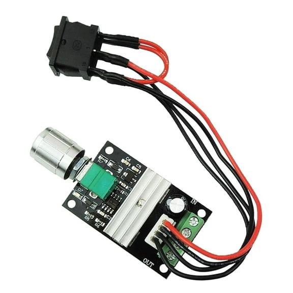 6V 12V 24V 28V 3A 80W DCed Motor Speed Controller PWM Adjustable Reversible Switches & Driver for Versatile Application