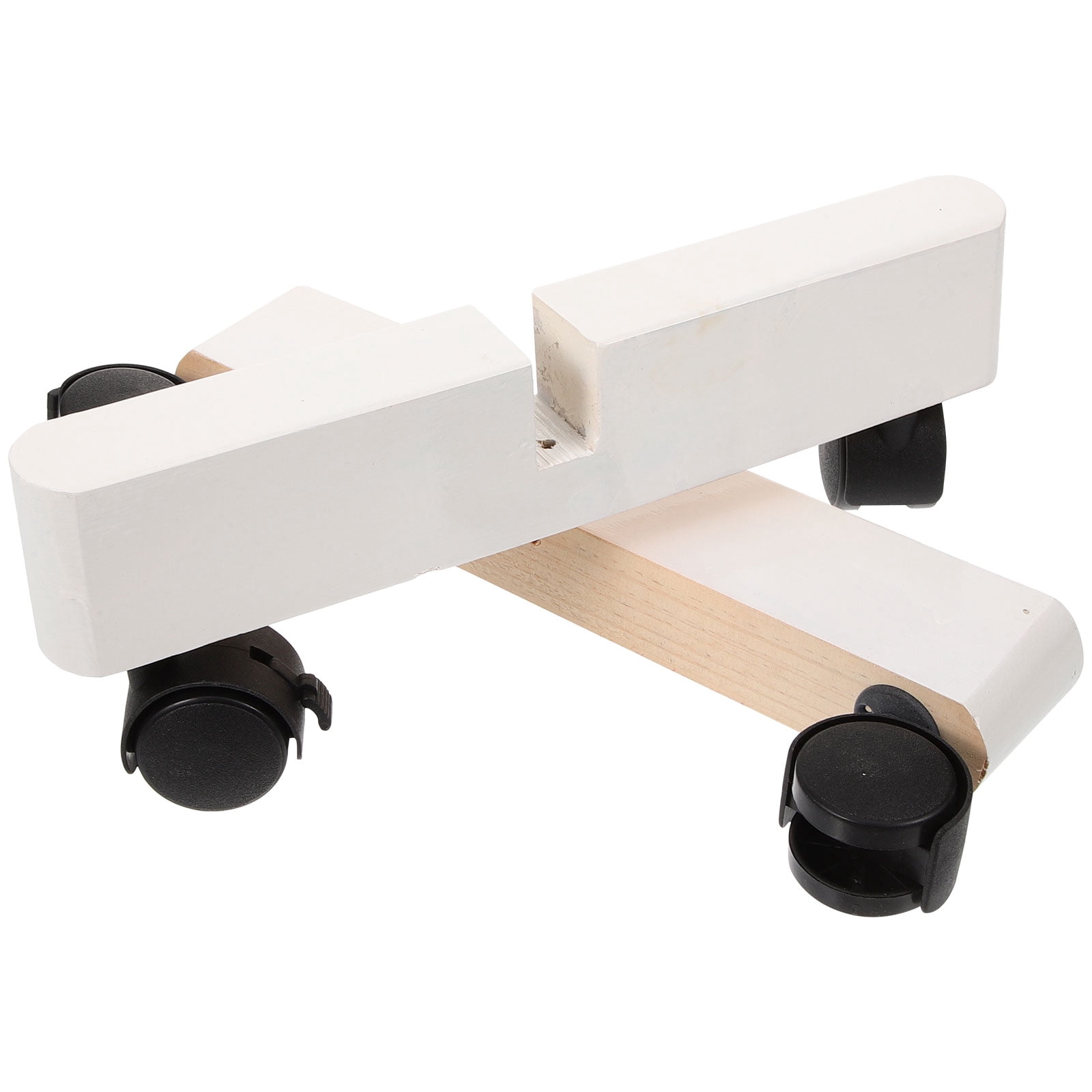 WHAMVOX  2 Pcs Room Dividers Folding Privacy Screen Mobile Door Base