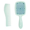 thumbnail image 4 of 2x Juego de cepillos para el cabello Cepillo para desenredar el cabello Peine para desenredar el cabello Anti Fernando cepillo de pelo hueco, 4 of 8