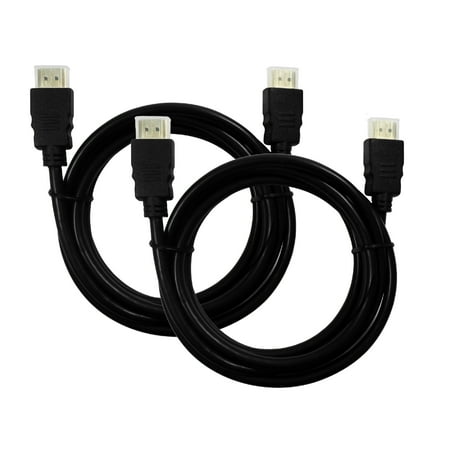 Ematic EMC62HD 6-Feet High-Speed HDMI 1080p Cables (2 (Best High Speed Hdmi Cable)