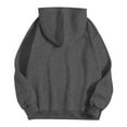 thumbnail image 4 of XINXIAOO Hoodies for Women Long Sleeve Pullover Hoodie Oversized Hoodies for Women Dark Gray Hoodies Fall Outfit Women Fashion, 4 of 5