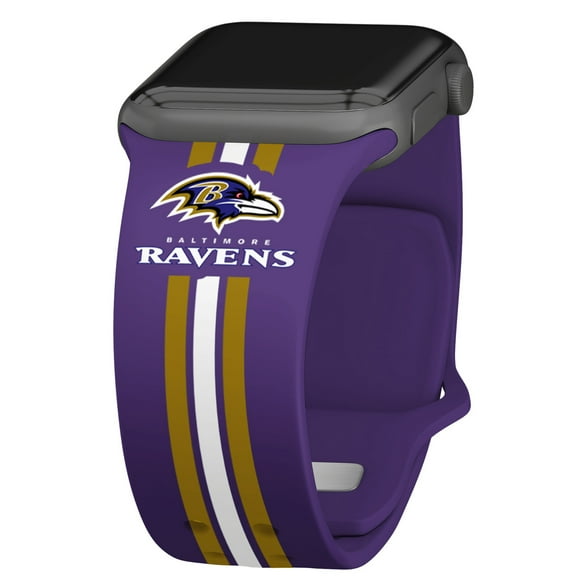 Baltimore Ravens Silicone Apple Watch Band