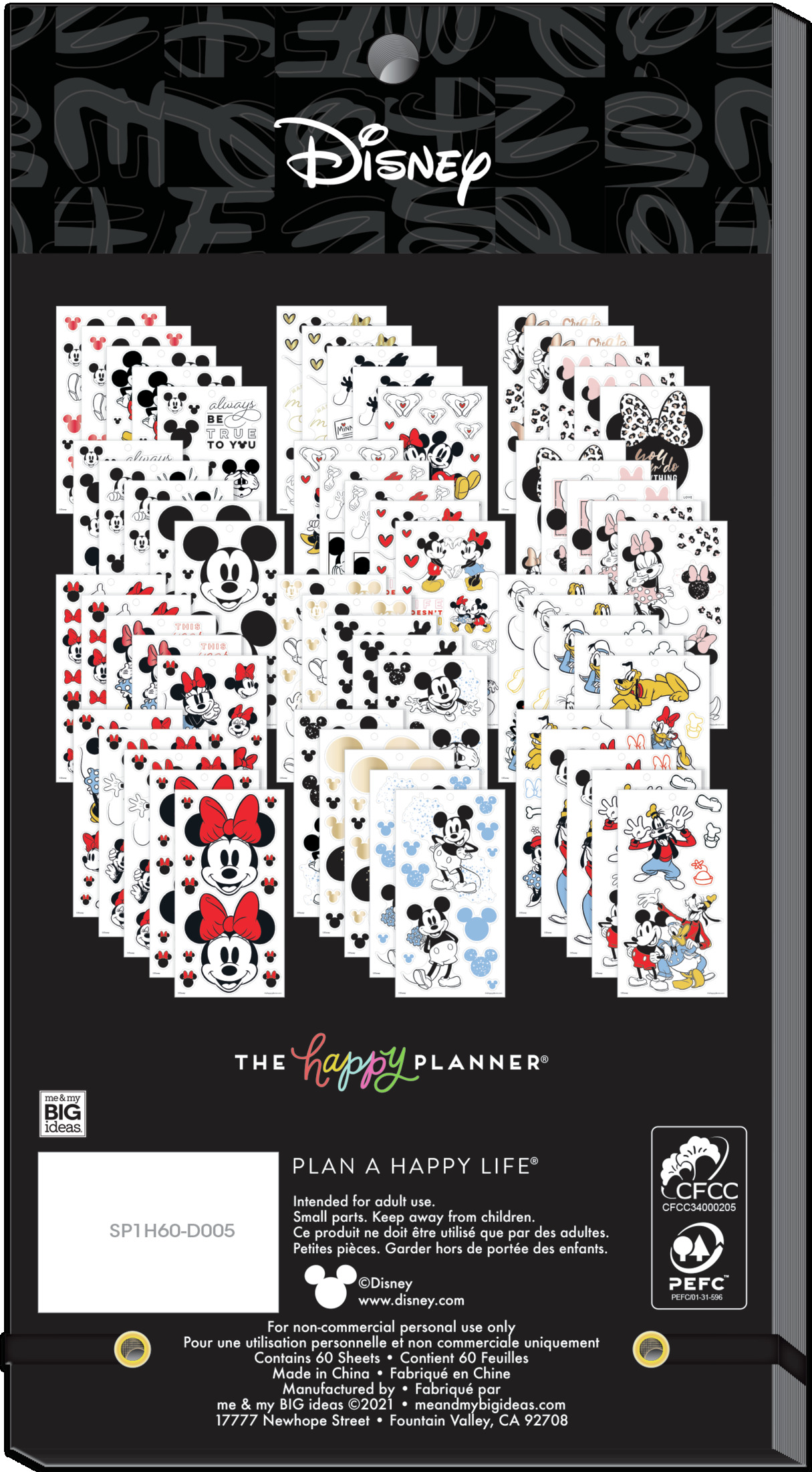 The Happy Planner® Disney© Mickey & Friends Value Pack Stickers- Squad