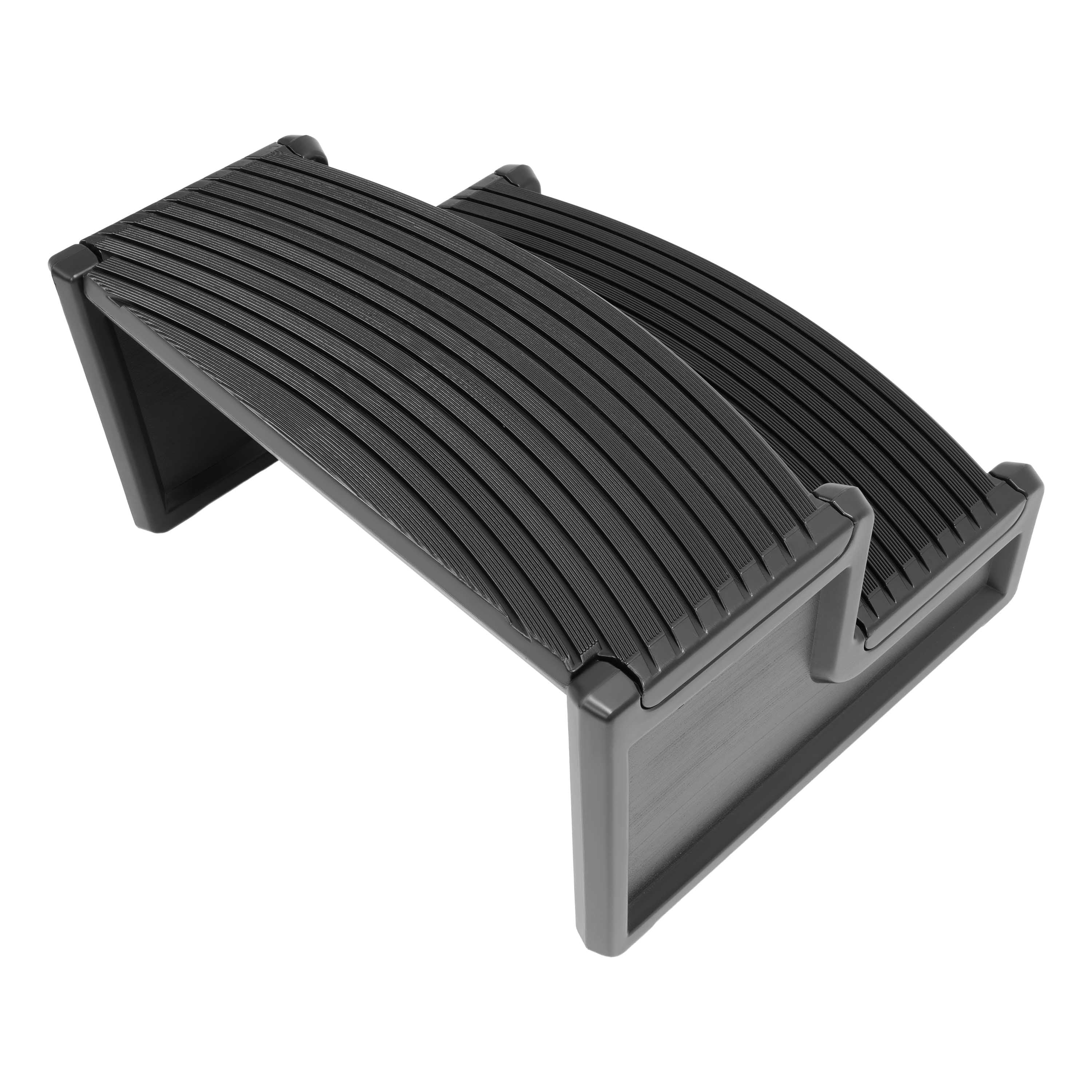 KOJEM Hot Tub Steps 2-Step Outdoor Spa Steps Indoor Step Stool Pool Ladder Non-Slip Surface