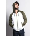 thumbnail image 2 of Victorious Men's Raglan Light Weight Zip Down Hoodie TH864 - WOL -4XL, 2 of 4