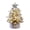 Silver, variant on Matoen Small Mini Tabletop Christmas Tree with LED Lights 17.7 Inch Christmas Tree Decorated Gift Boxes and Hanging Ornaments for Christmas Decoration