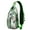 Floral and Leop, variant on Nurse Life Sling Backpack, Cute and Funny Nursing Crossbody Daypack, Ideal for Future Nurses Saving Lives