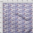 thumbnail image 3 of oneOoneViscoseChiffonGrayishPurpleFabricTropicalAbstractLeafWithAnimalDressMaterialFabricPrintFabricByTheYard42InchWide, 3 of 4
