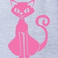 thumbnail image 2 of CafePress - Pink Kitty - Cute Infant Baby Football Bodysuit, 2 of 3