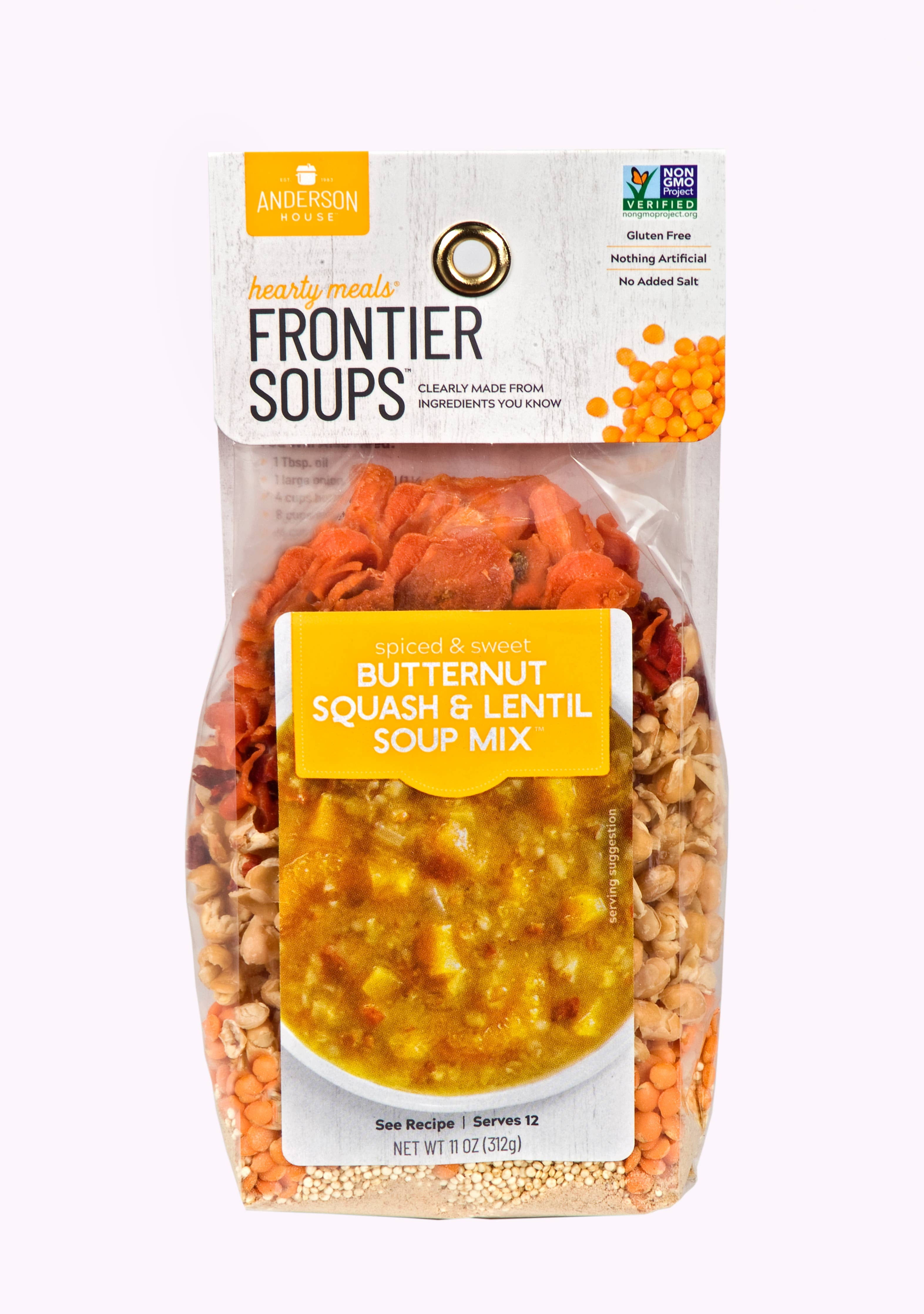 Spiced & Sweet Butternut Squash & Lentil Soup Mix Gluten Free