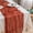 Dark Orange, variant on Cterwk Cheesecloth Table Runner Long Rustic Sheer Table Runner for Christmas Wedding Party, 35" x 70"