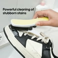 thumbnail image 4 of YiJuHui 1pcs Soft Bristle Laundry Brush - Gentle Stain Removal Tool for Shoes, Clothes & Carpets - Ergonomic Grip Household Cleaning Brush for Fabric & Surfaces 17.5CM*4CM*3.5CM, 4 of 6