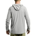 thumbnail image 2 of Whitewater Fishing Lightweight Long Sleeve Tech Hoodie with UPF Protection (Glacier Grey, Small), 2 of 3