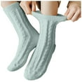 thumbnail image 2 of HUPOM 1 Pair Socks for Women Summer Clearance Fashion Low-Cut Breathable Casual Socks Green, 2 of 7