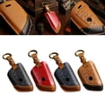 thumbnail image 5 of SPRING For BMW 1 3 5 Series For X1 X2 X3 X4 Leather Car Key Chain Case Cover Accessories Blue, 5 of 5