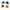 02-Black Frame/Grey Lens+Gold Frame/Mirrored Orange-Red, variant on Joopin Round Polarized Sunglasses for Men Women Retro Metal Hippie Circle Style Sun Glasses UV Protection