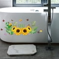 thumbnail image 4 of Billuyoard 2 piezas de pegatinas de pared de flores, decoración extraíble para el hogar, murales de fondo de TV de plantas para dormitorio, Type2 NO2, 4 of 6