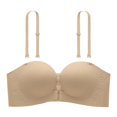thumbnail image 2 of Miorin Under $2 Front Closure Bras for Women, Wireless Push‑Up Supportive Breathable Bra, Removable Straps Seamless T Shirt Bra, No Underwire Minimizer Womens Bra for All Occasions, 2 of 8