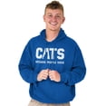thumbnail image 5 of Cats Because People Suck Funny Cool Hoodie Sweatshirt Women Men Brisco Brands M, 5 of 6