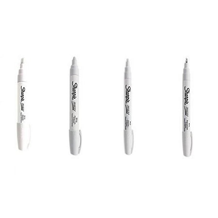 - Sharpie Oil-Based Paint Marker Tip Bundle - Extra Fine, Fine, Medium, and Bold Tips (White)