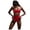 91#Red, variant on Women High Wasited Bikini Shoulder Strap 2 Piece High Cut String Swimsuits