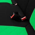 thumbnail image 3 of For 2019-2024 Kia Forte FH Group Neoprene Custom Fit Waterproof Car Seat Covers - Rear Set Green, 3 of 7