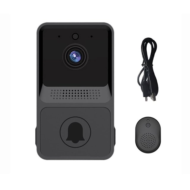 Video Doorbell Wireless Camera Battery Powered with Chime Motion Detection Two-Way Audio App Operation