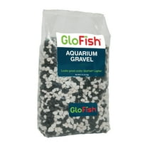 Glofish Aquarium Gravel for Fish Tanks, Black and White Fluorescent, 5 lb