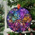 thumbnail image 2 of Ornament Window Hanging, Purple Abstract Boho Pattern Suncatcher for Doors Home Sun Catchers Decoration and Christmas, Mother's Day Birthday Gifts for Women, Men, and Mom, 2025,, 2 of 5