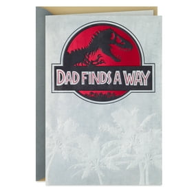 Hallmark Funny Father's Day Card (Jurassic Park Dad Finds a Way)