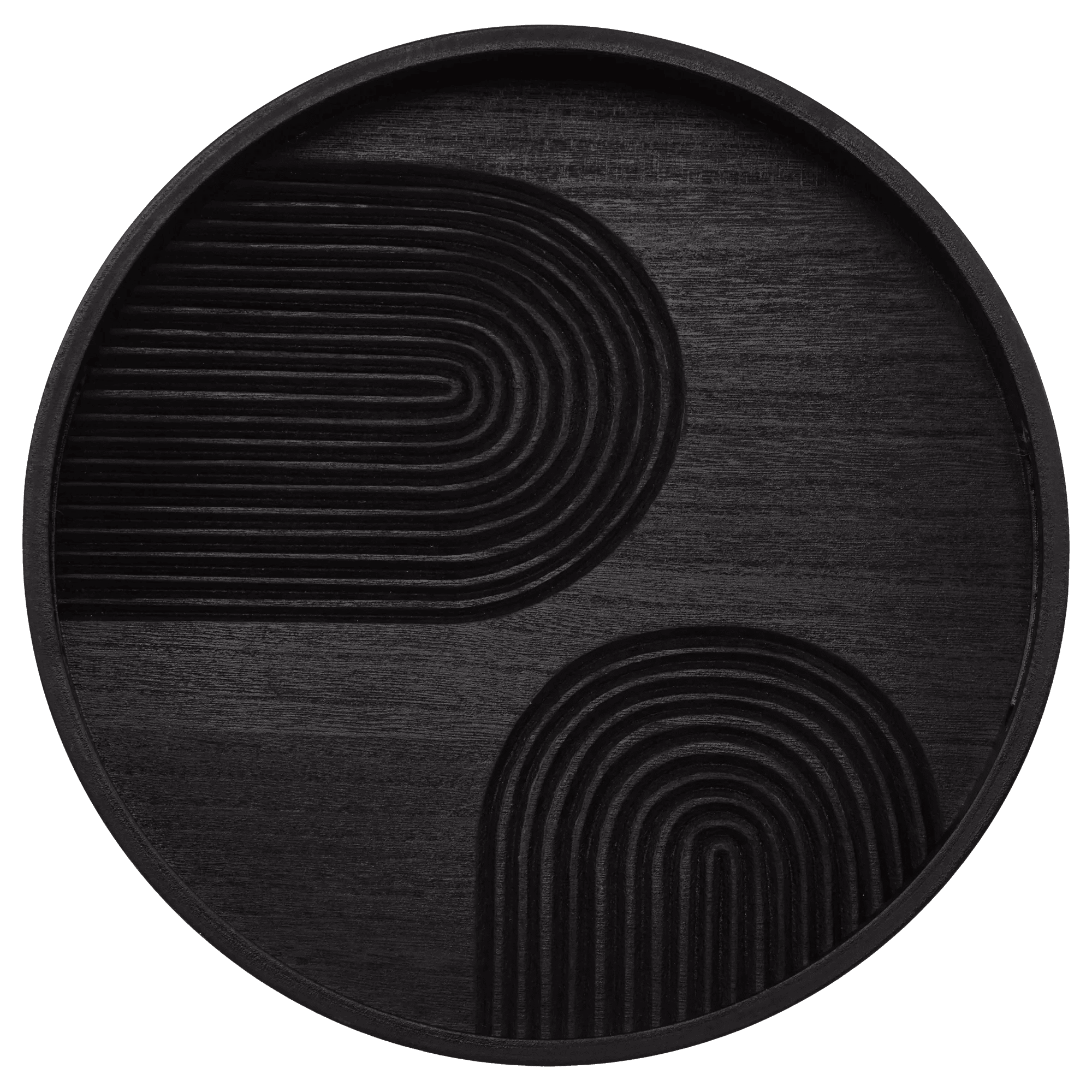 BOUCLAIR Plateau Gravé Noir BOUCLAIR PLATEAU NOIR