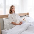thumbnail image 4 of PiccoCasa Washed Microfiber Body Pillowcases Soft Envelope Light Gray 20" x 60", 4 of 7